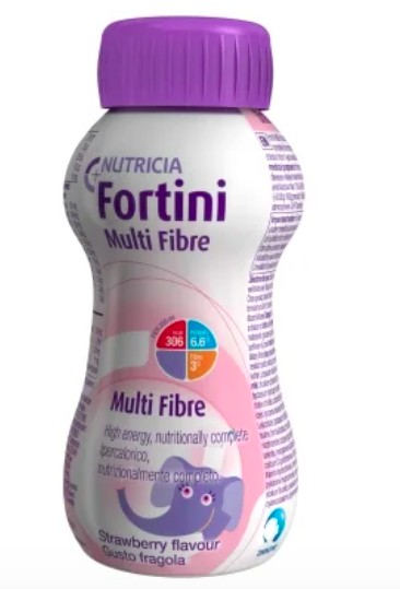 Фортіні / Fortini з харчовими волокнами зі смаком полуниці